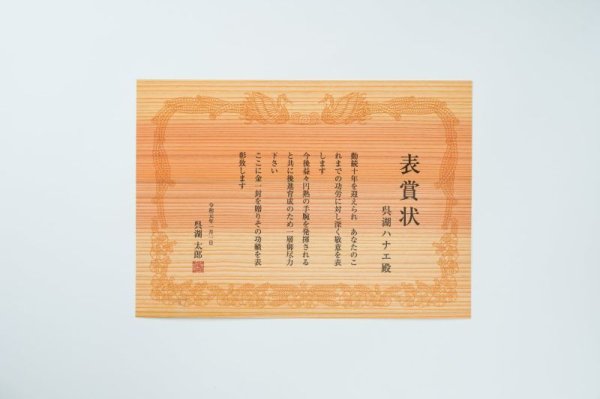 杉まさ目（色味：明るめ）印刷イメージ